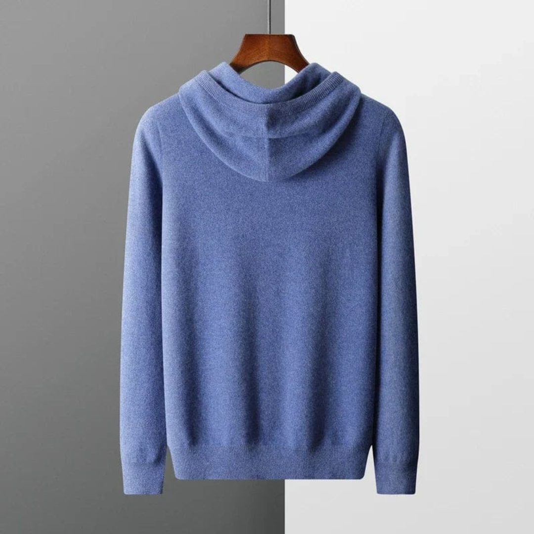 Nero | Maglia con cappuccio da uomo